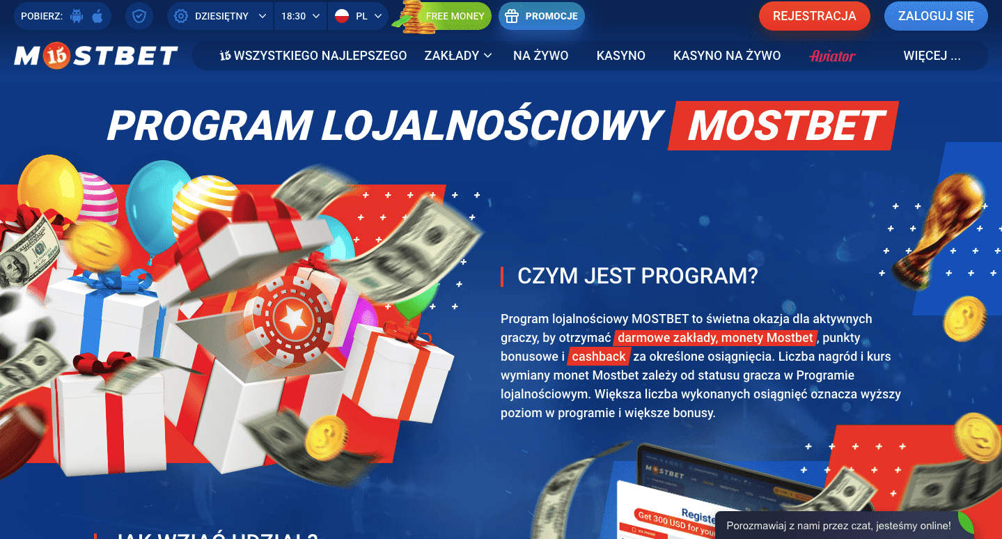 MOSTBET Программа лояльности